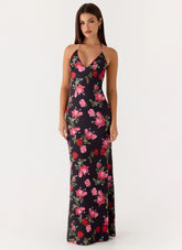 Lorrieanne Maxi Dress - Midnight Bloom